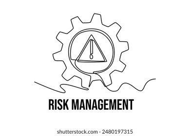 Skill and Training concept. Single line draw design vector graphic illustration.