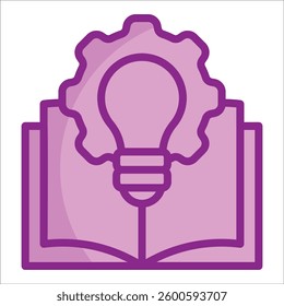 Skill-Based Learning Icon Element For Design