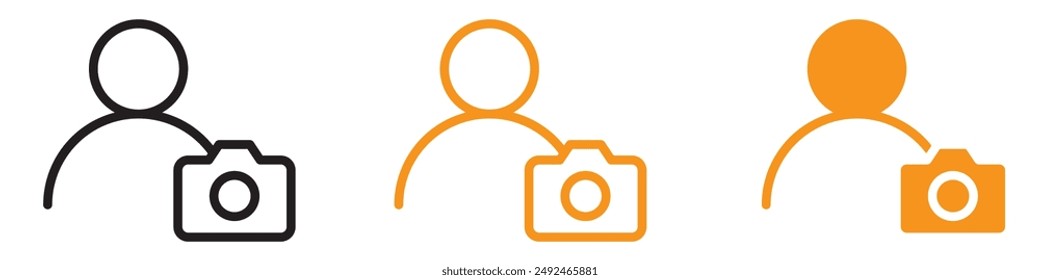 Skilled Cameraman Icon for Videography and Photography Services