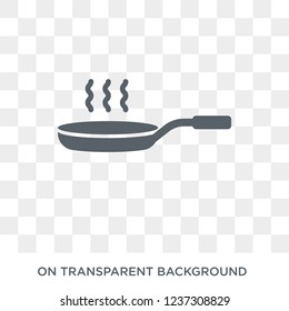 skillet icon. skillet design concept from Kitchen collection. Simple element vector illustration on transparent background.