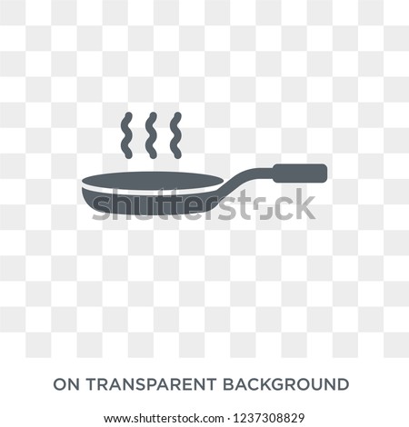 skillet icon. skillet design concept from Kitchen collection. Simple element vector illustration on transparent background.