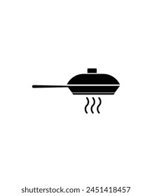 icono de sartén, Vector mejor icono plano.