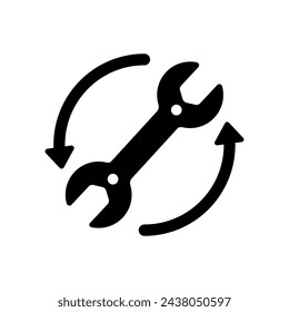 Re skilling , up skilling vector icon illustration