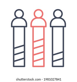 Skills, candidate, human resources icon vector image. Can also be used for project management. Suitable for use on web apps, mobile apps and print media.