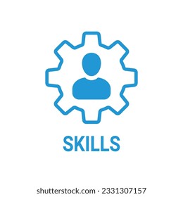 Habilidades, capacidad, icono de talento. Capacidades de comunicación o habilidades profesionales. Capacidad, icono, talento, desarrollo, capacidad, logros, comienzos, negocios, empresario, carrera, desafío