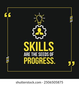 Skills, Comfort zone, Success Growth Quotes, Personal Skill Development Posters Vector. Daily Quotes, People, Lifestyle