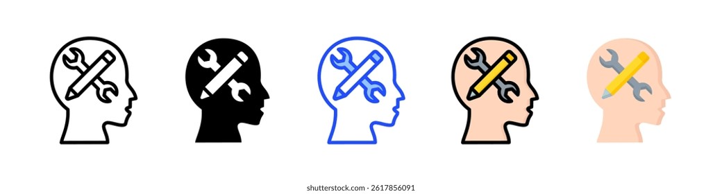 Skills Icon Collection With Multiple Styles
