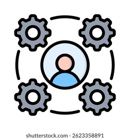Elemento de ícone de habilidades para design