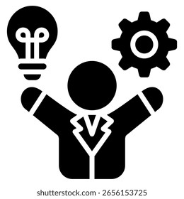 Elemento de icono de habilidades para el diseño