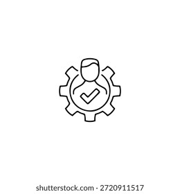 Skills icon flat vector design.