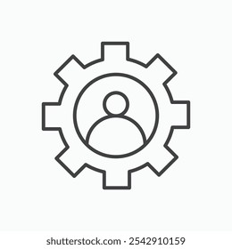 ícone Habilidades. ícone de vetor simples isolado no fundo branco. EPS10