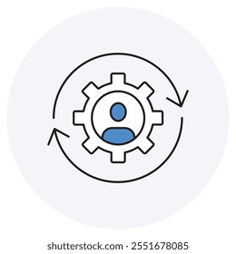 Skills icon, Mastering Essential Skills for Professional Growth, Developing Key Competencies for Success, Vector