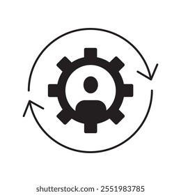 Skills icon, Mastering Essential Skills for Professional Growth, Developing Key Competencies for Success, Vector