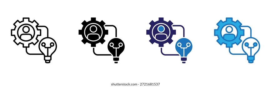 Icono de habilidades Multi Style Ilustración vectorial