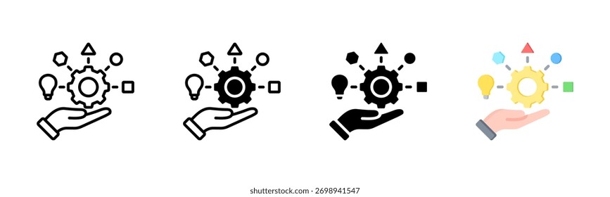 Skills-Symbol, Multi-Styles-Symbolsatz