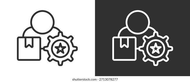 Conjunto De Iconos De Habilidades Colección De Vector Aislado En Blanco Y Negro