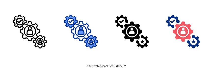 Skills icon sheet multiple style collection
