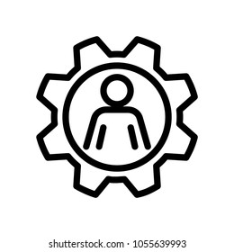 Skills icon, vector illustration