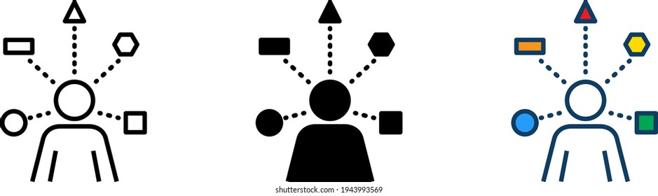 Kompetenzsymbol, Vektorgrafik