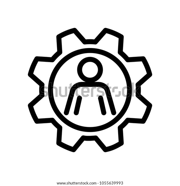 Skills Icon Vector Illustration Stock Vector (Royalty Free) 1055639993