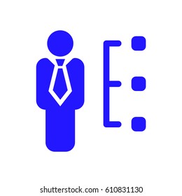 Skills icon vector illustration. Flat design style