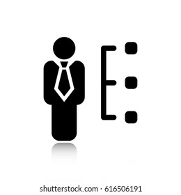 Skills icon vector illustration. Flat design style