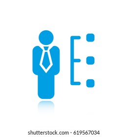 Skills icon vector illustration. Flat design style