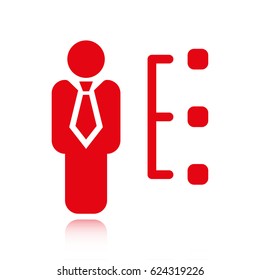 Skills icon vector illustration. Flat design style