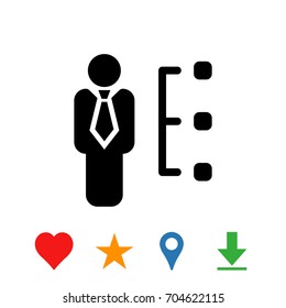 Skills icon vector illustration. Flat design style