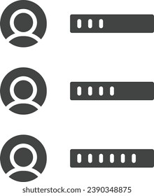 Imagen vectorial de icono de habilidades. Adecuado para aplicaciones web móviles y medios de impresión.