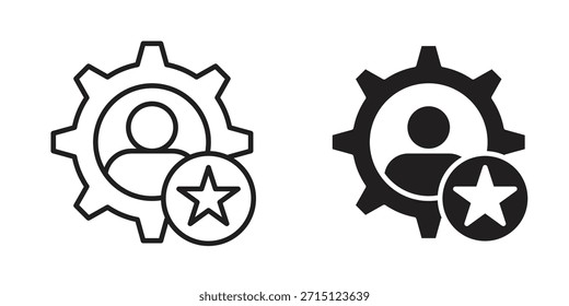 Skills icon in vector. Logotype