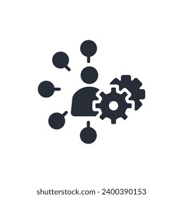skills icon. vector.Editable stroke.linear style sign for use web design,logo.Symbol illustration.