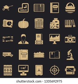 Skills icons set. Simple set of 25 skills vector icons for web for any design
