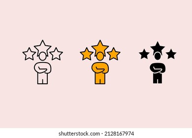 skills icons symbol vector elements for infographic web