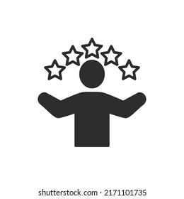 Symbole für Fertigkeiten, Vektorelemente für Infografiken