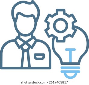 Skills Line Two Colour Icon