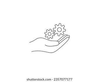 Skills, problem solving icon. Vector illustration.