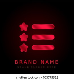 Skills red chromium metallic logo