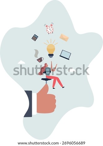 Skills set or competence and ability to success in work, career experience or knowledge for accountability, capability concept.life and employment of people.
