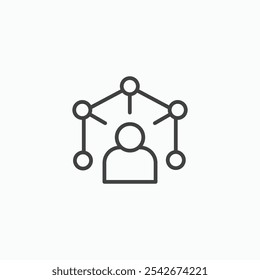 Skills set icon set in black color
