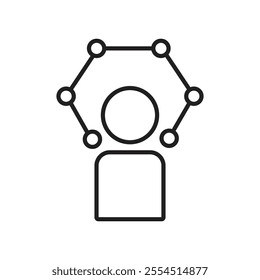Skills set icon Isolated flat vector in outline