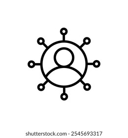 Skills set icon logo sign set vector outline