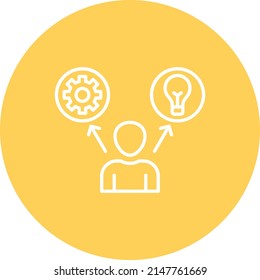 Skills vector icon. Can be used for printing, mobile and web applications.