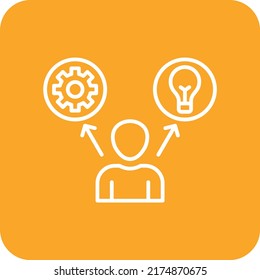 Icono vectorial de habilidades. Se puede usar para imprimir, móviles y aplicaciones web.