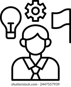 Skills vector icon. Can be used for printing, mobile and web applications.
