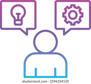 Skills vector icon. Can be used for printing, mobile and web applications.