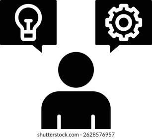 Skills vector icon. Can be used for printing, mobile and web applications.