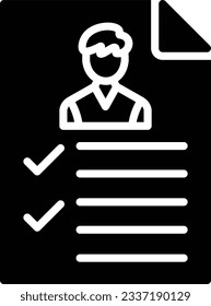 Skills Vector Icon Glyph Style