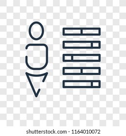 Skills vector icon isolated on transparent background, Skills logo concept