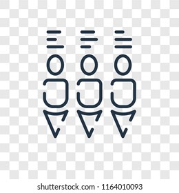 Skills vector icon isolated on transparent background, Skills logo concept
